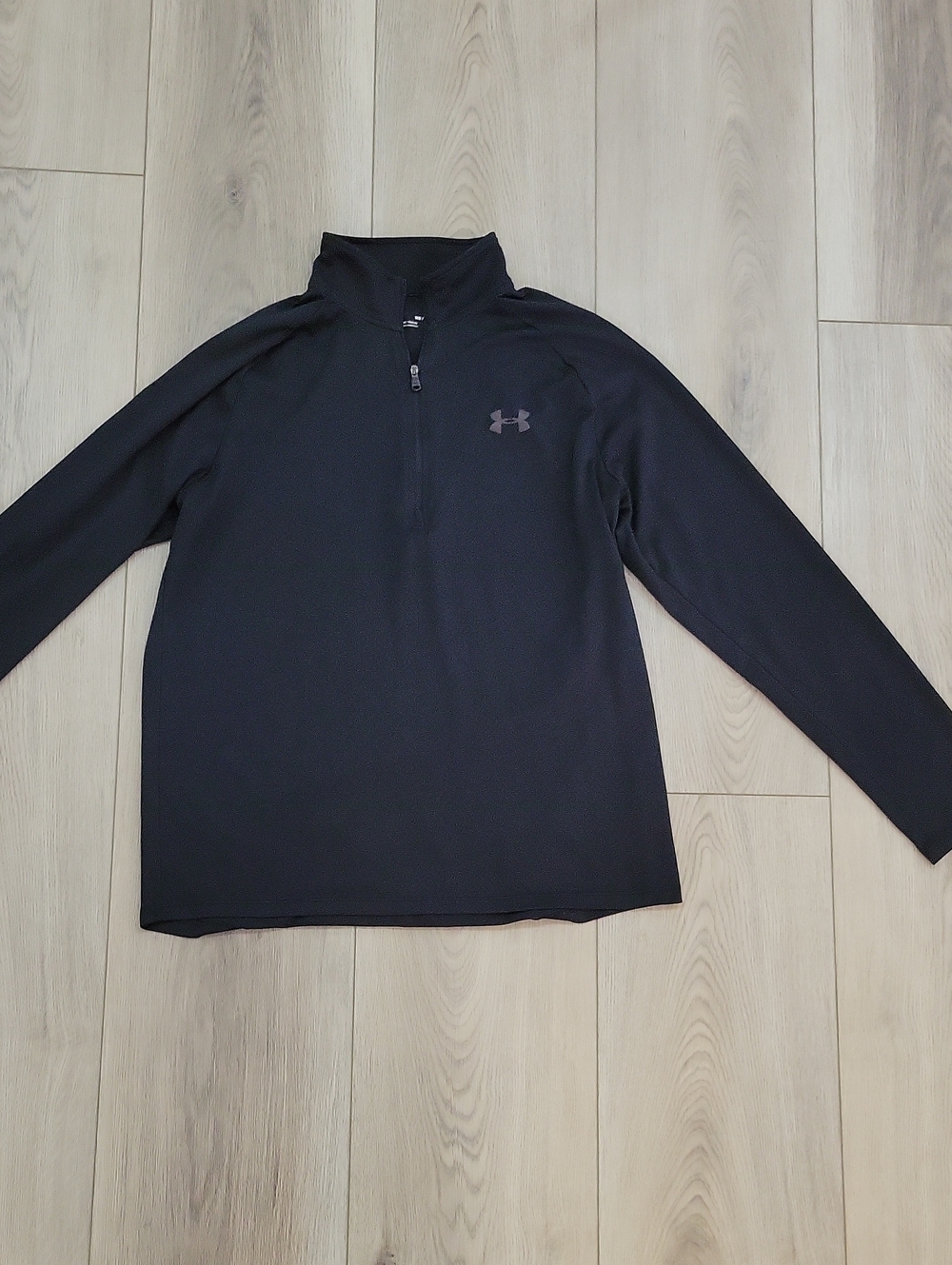 Under Armour Black Half-Zip Athletic Pullover